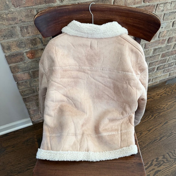 Polly Solara Faux Leather Shearling Jacket Tags On - Picture 2 of 5